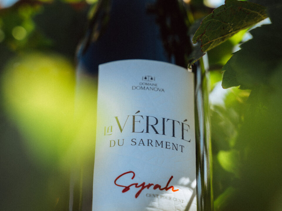 cuvée vérité du sarment Syrah, vin rouge du roussillon, domaine domanova